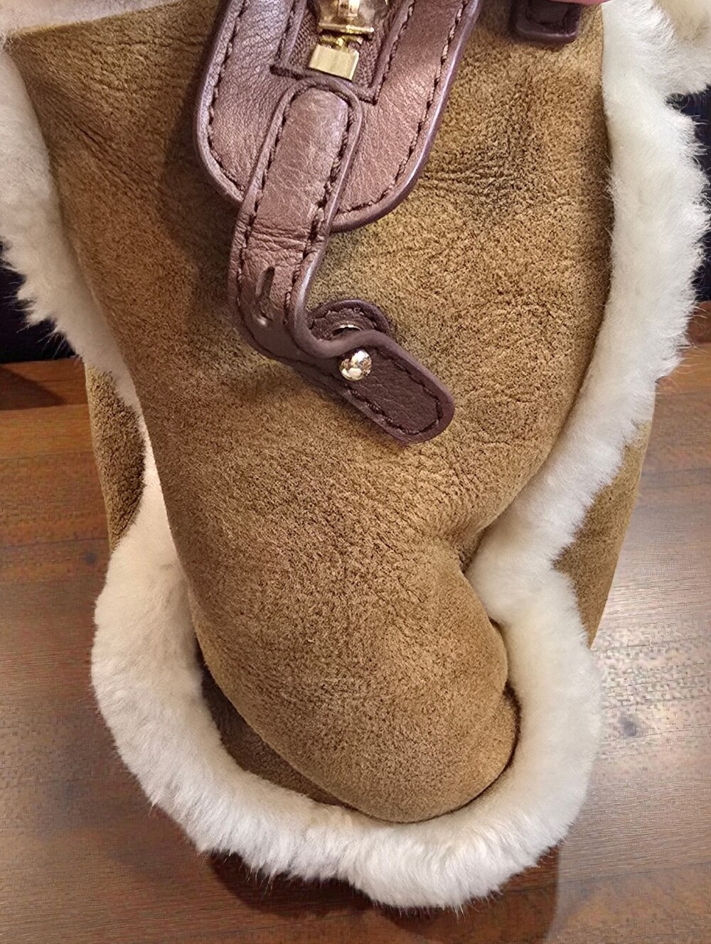 UGG Australia Shearling Satchel Bag - Picture 3 of 14